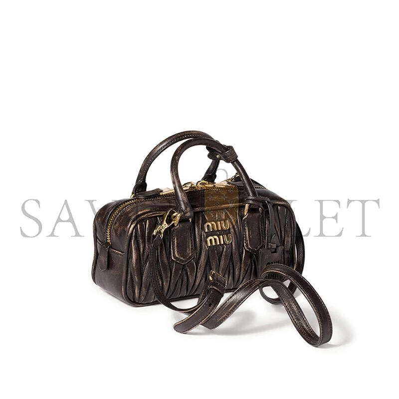 M1v M1v arcadie matelassÉ leather tote bag (22*10.5*7.5cm)